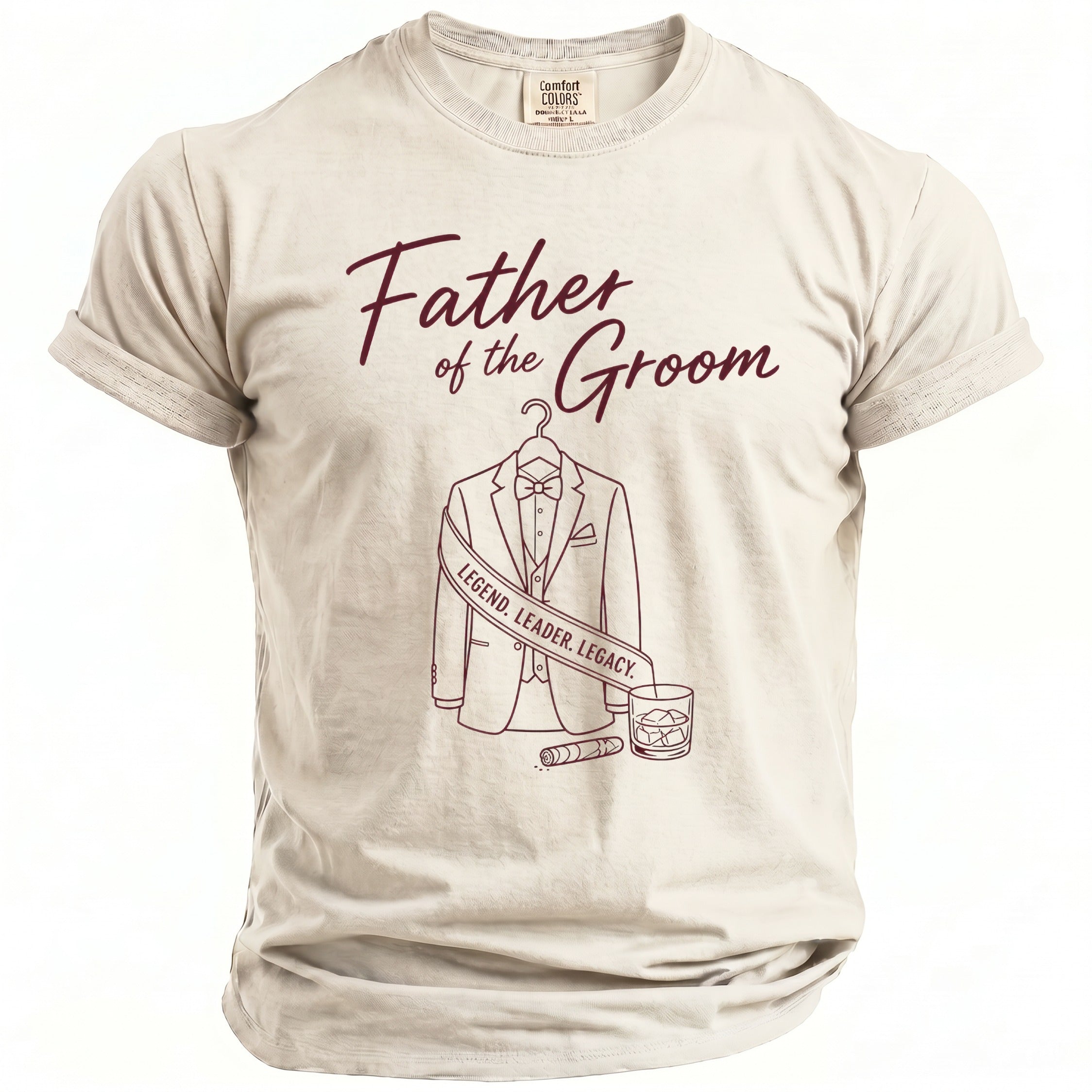 Father of Groom Legend T-Shirt - Midnight Gents