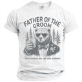 Father Groom Bear T-Shirt - Midnight Gents