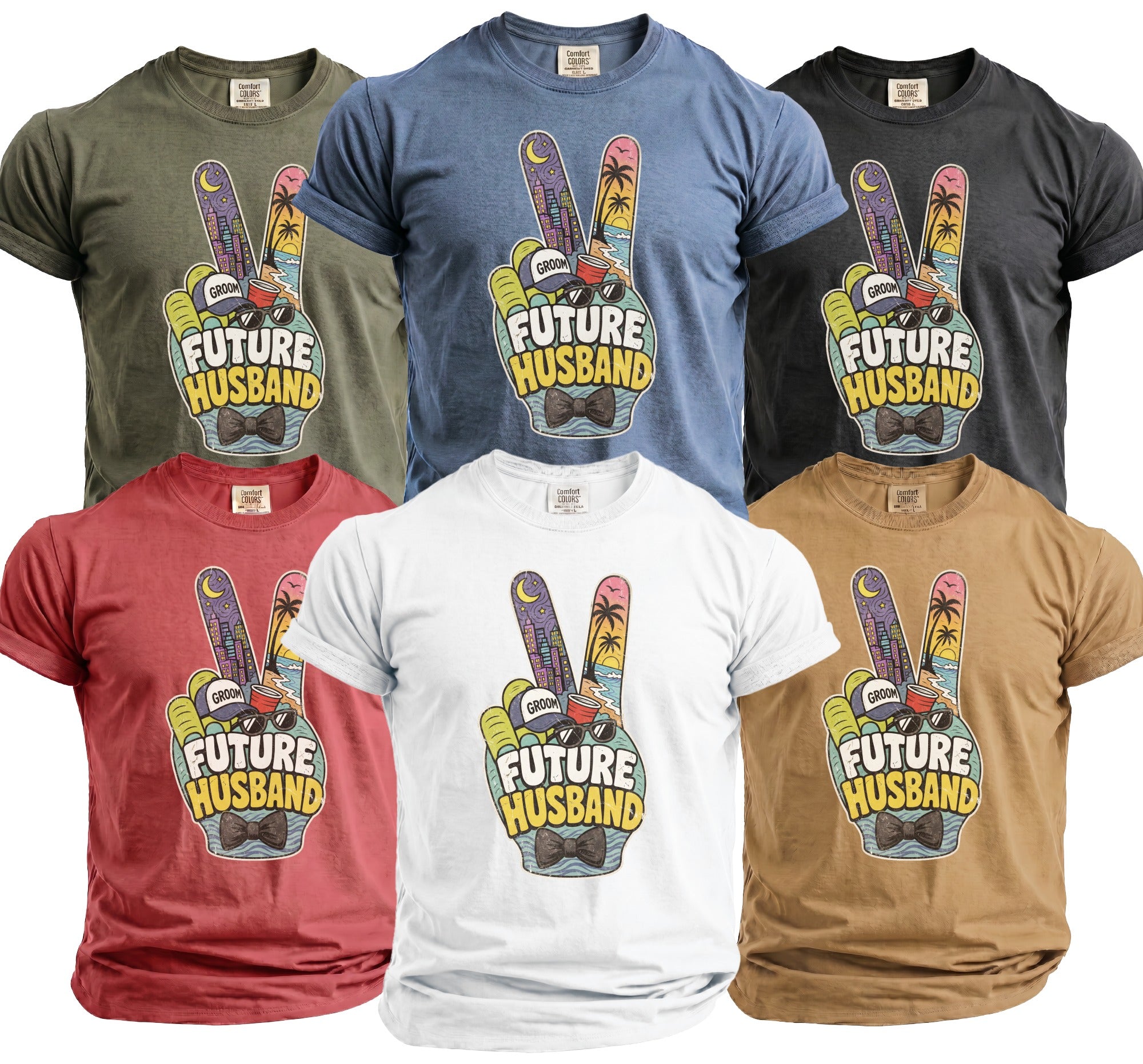 Groom Bachelor Party T-Shirt - Midnight Gents