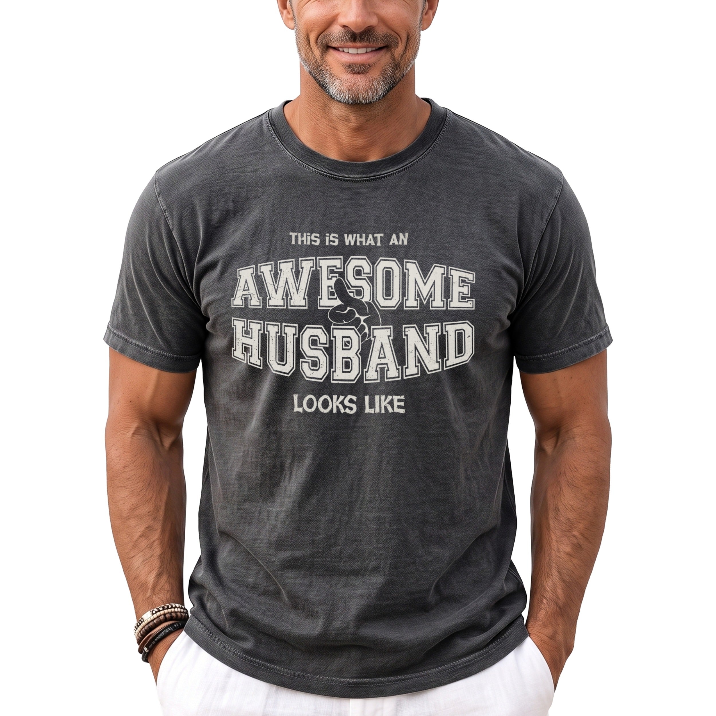 Husband Statement Tee - Midnight Gents