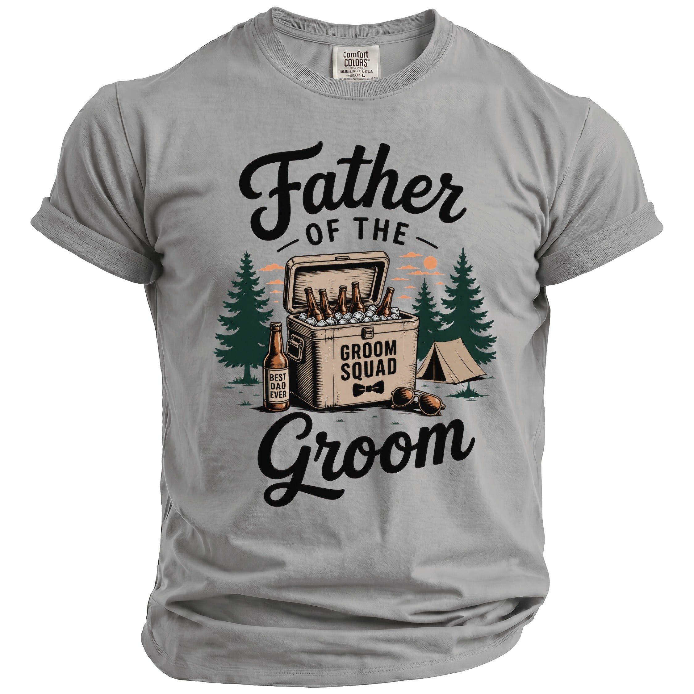 Father Groom Squad T-Shirt - Midnight Gents