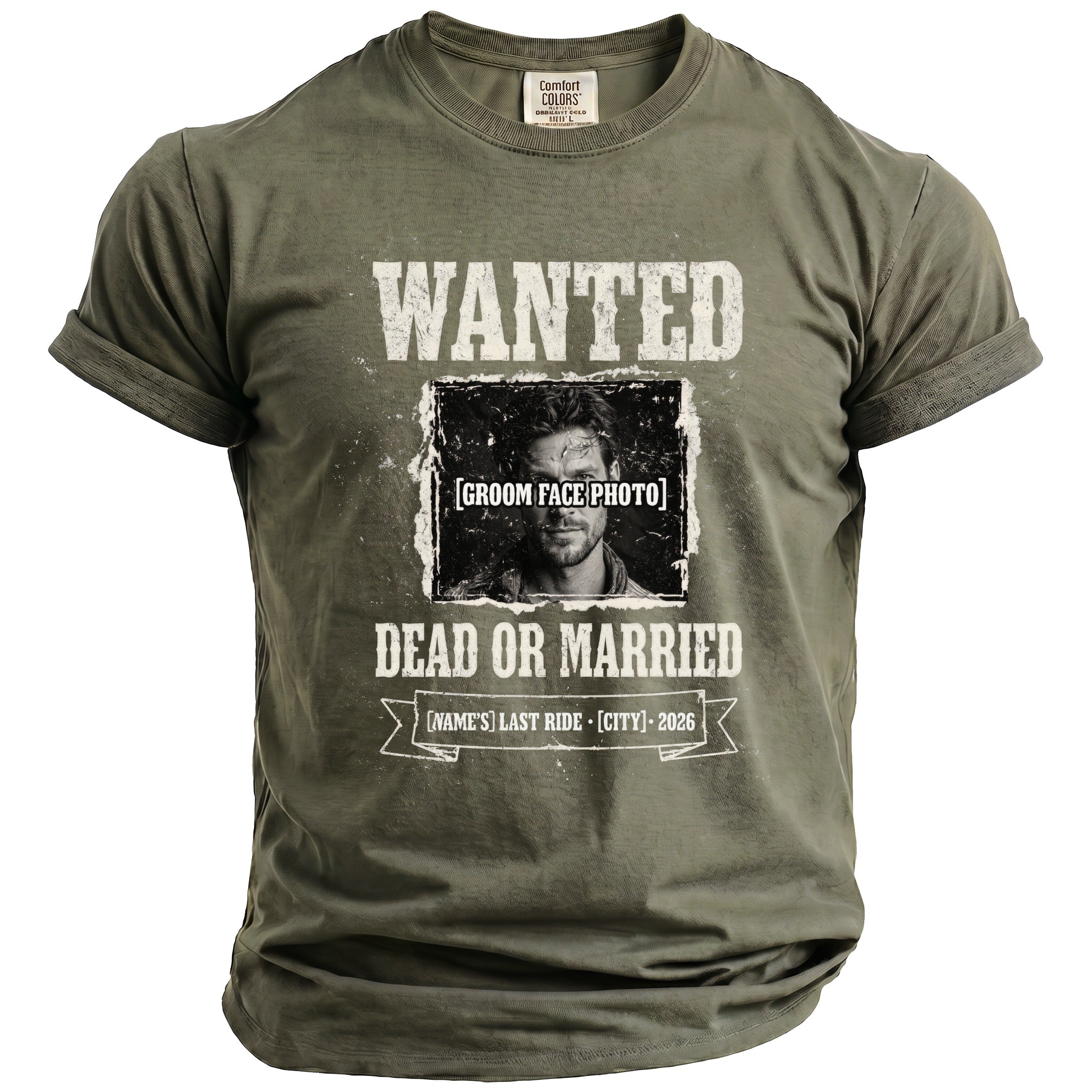 Wanted Dead Married T-Shirt - Midnight Gents