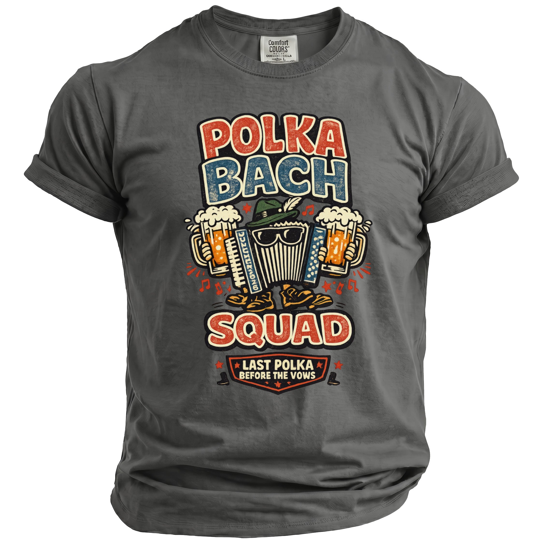 Polka Bach Squad T-Shirt - Midnight Gents