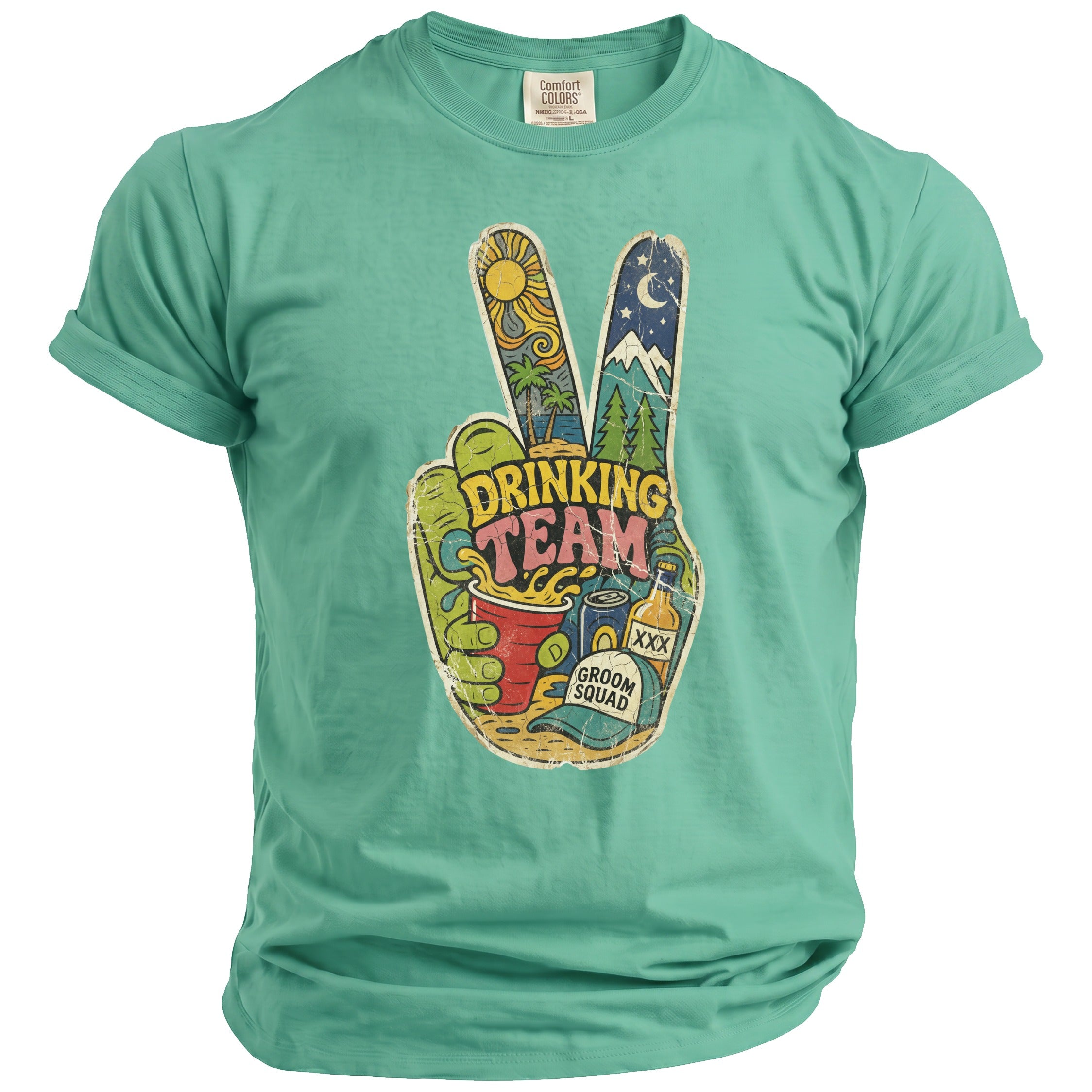 Drinking Team Bachelor T-Shirt - Midnight Gents