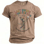 T-shirt with graphics "Last Swing Before the Ring" and "Bachelor Weekend 2026".