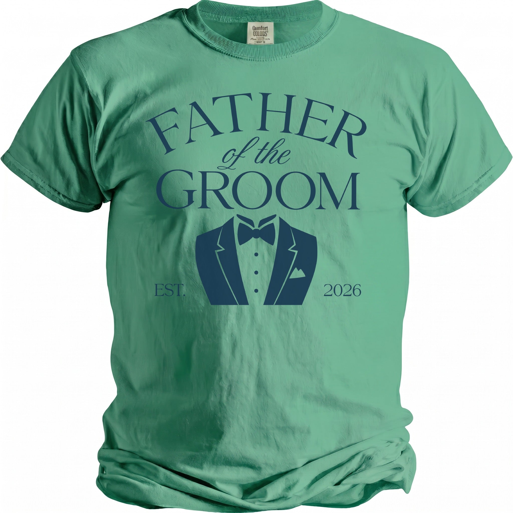 Father Groom Tuxedo T-Shirt - Midnight Gents