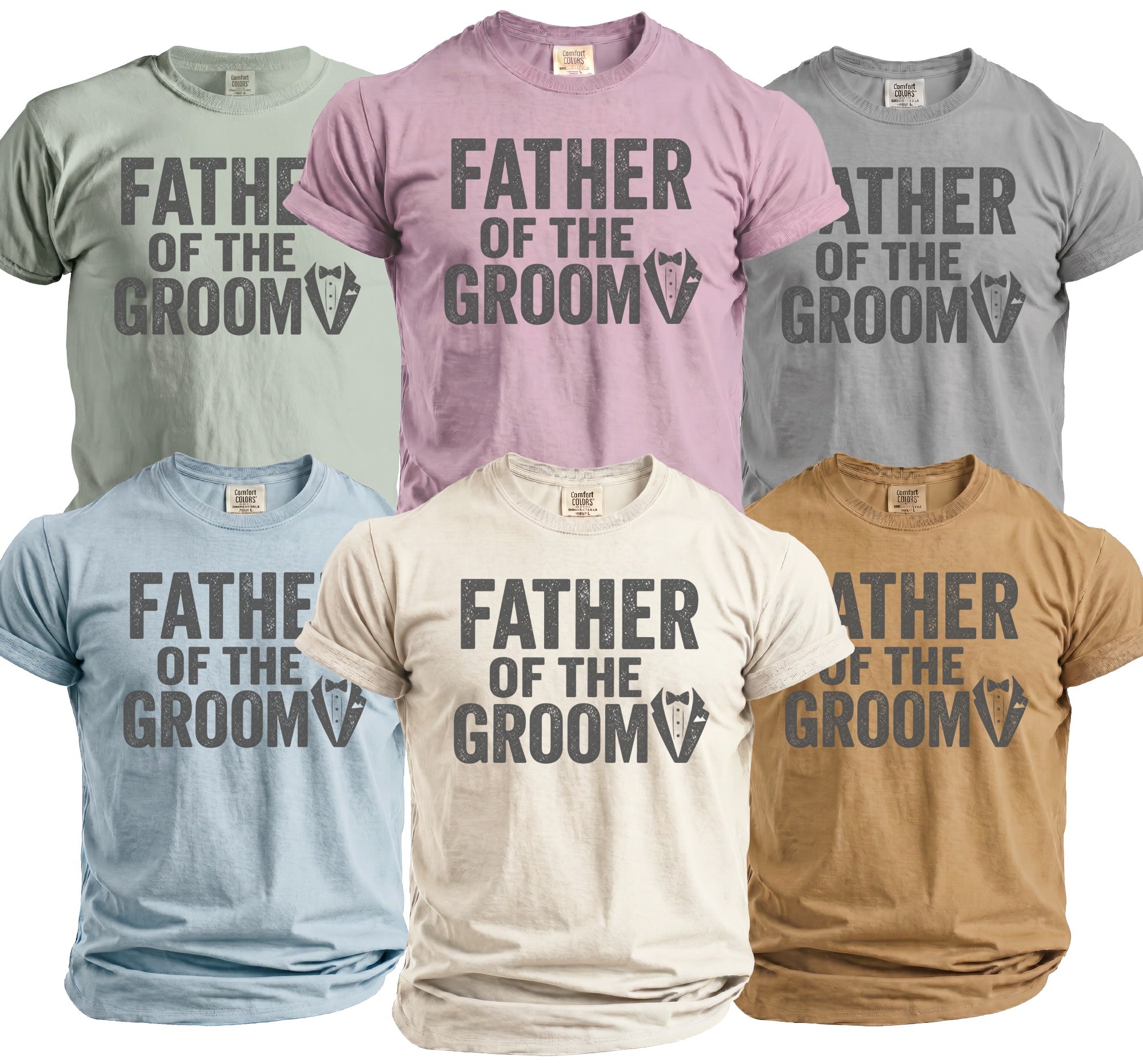 Father of Groom T-Shirt - Midnight Gents