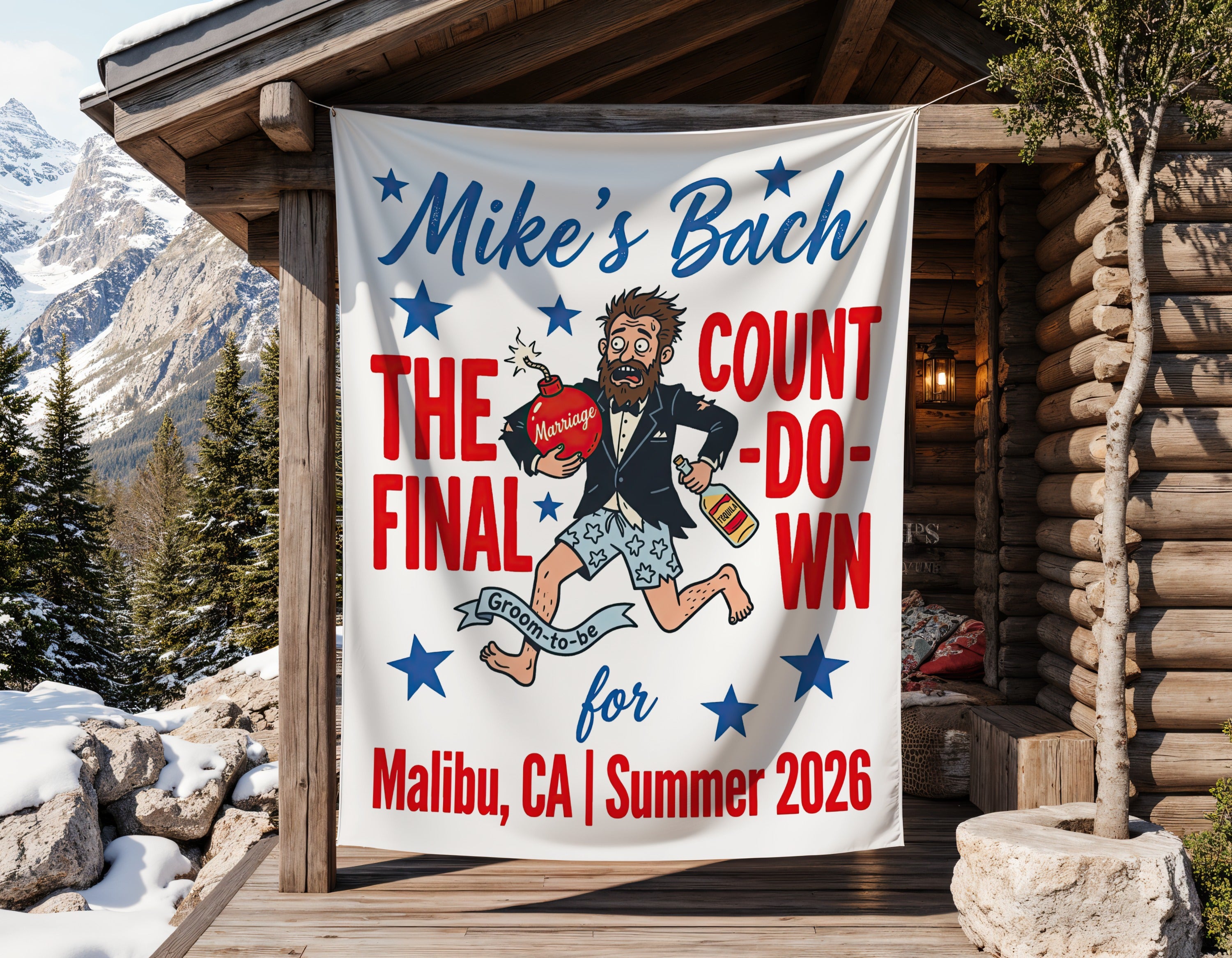 Mike's Bach The Final Countdown for Malibu CA Summer 2026 banner.