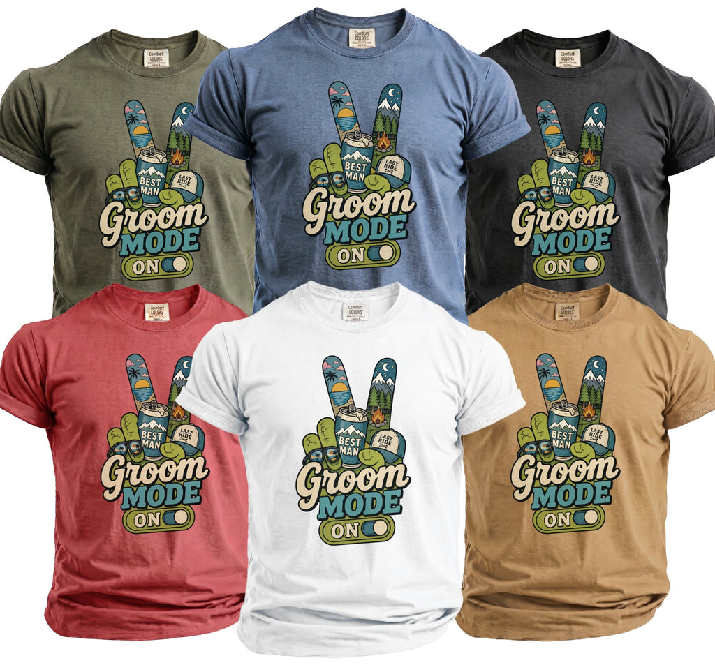 Groom Mode Party T-Shirt - Midnight Gents