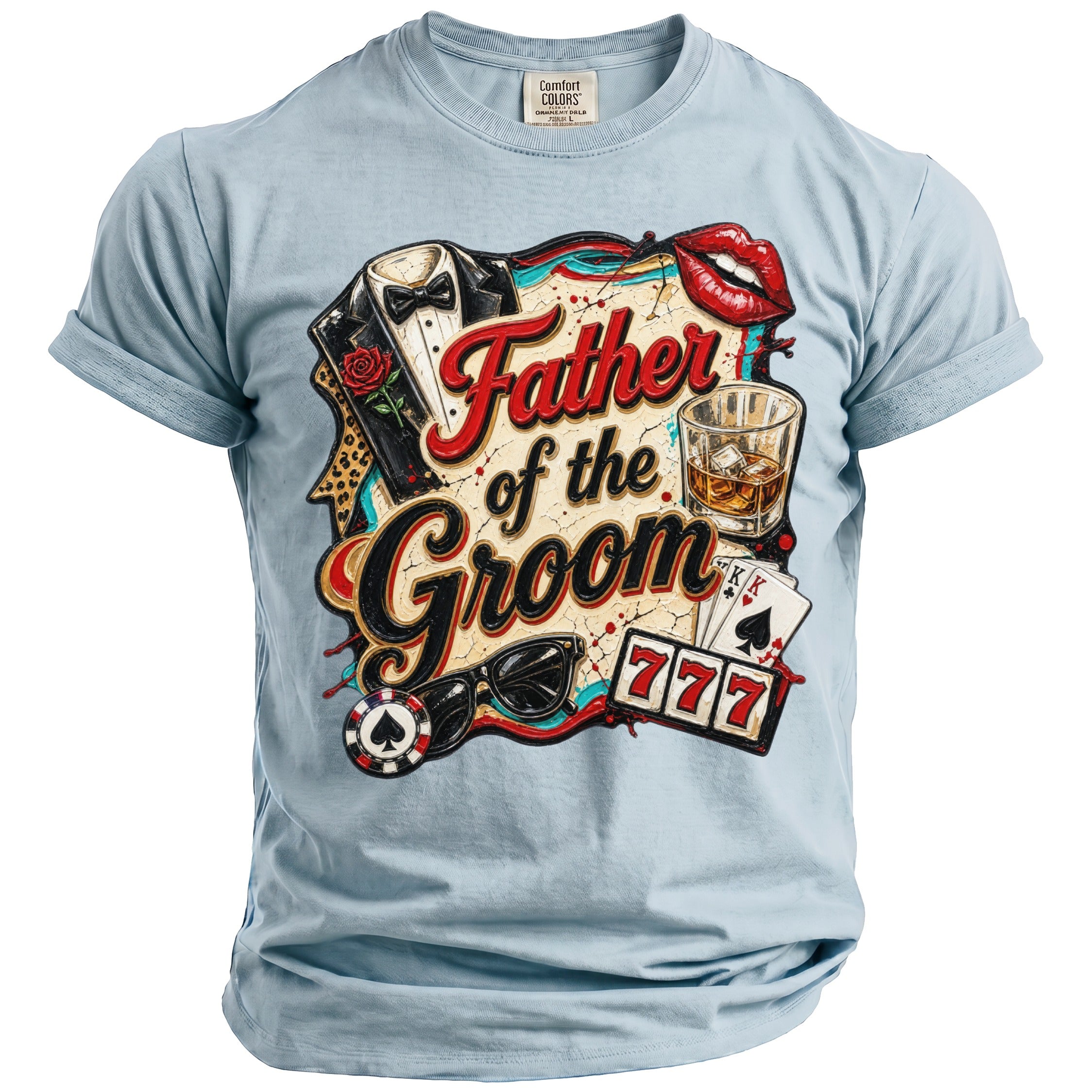 Father Groom Party T-Shirt - Midnight Gents