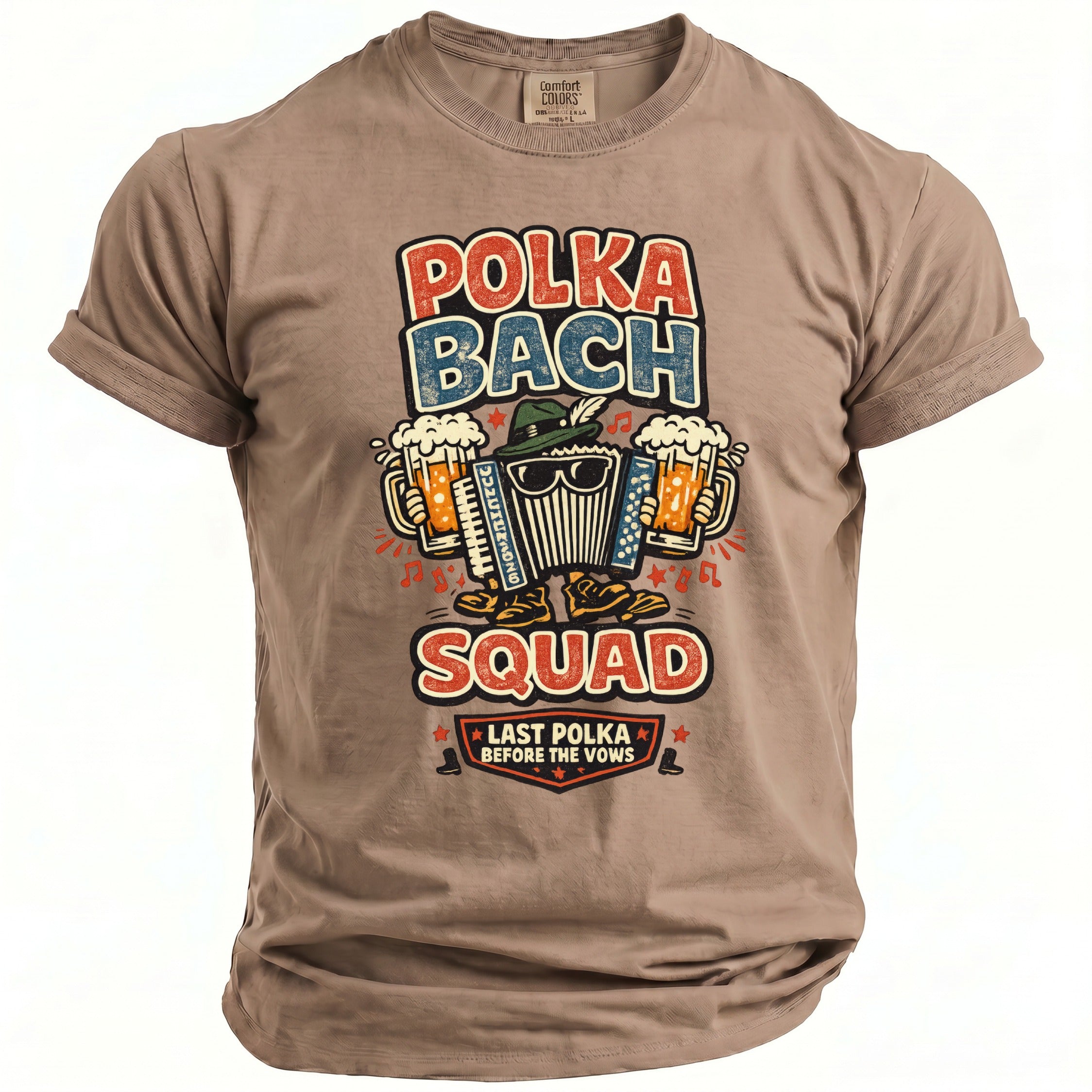 Polka Bach Squad T-Shirt - Midnight Gents