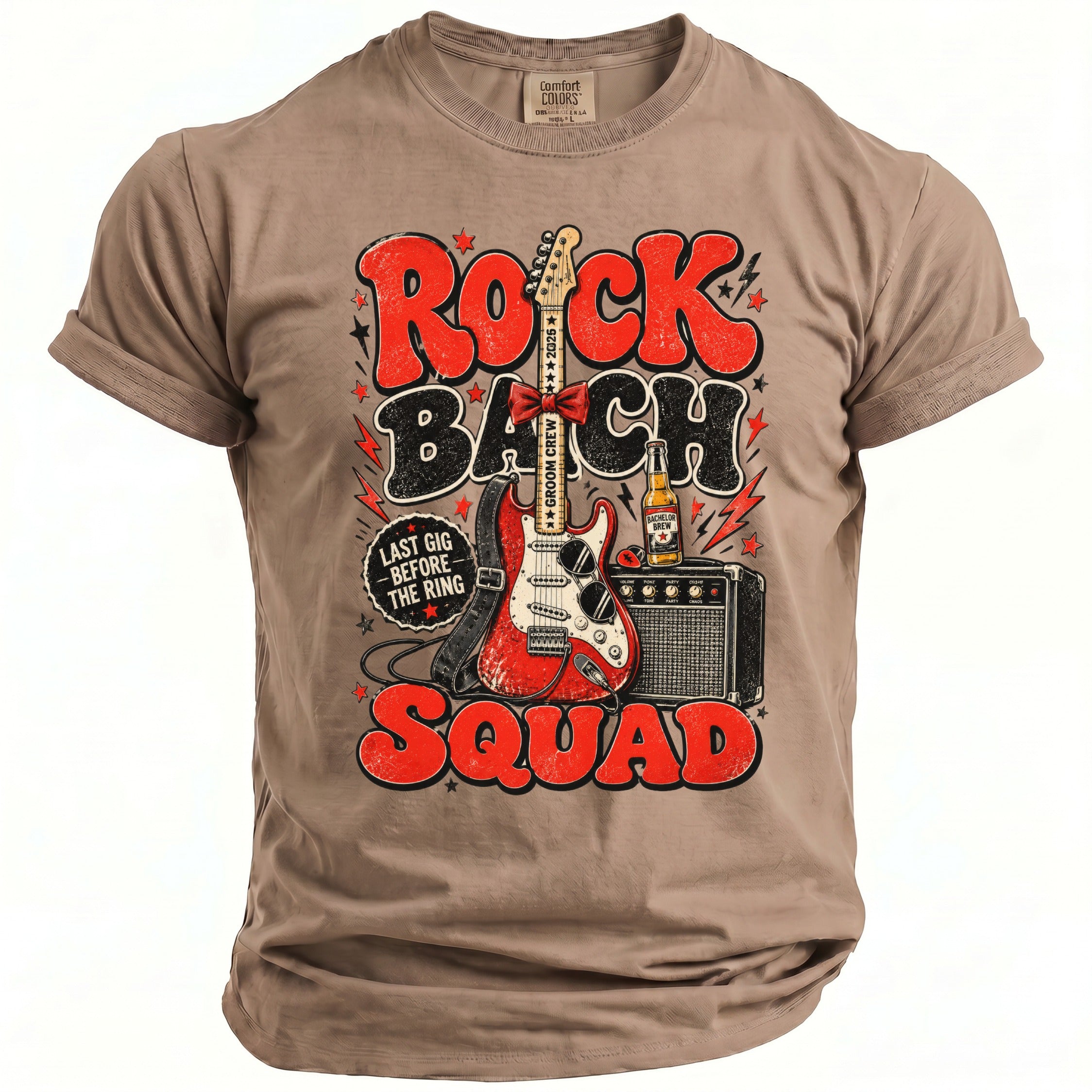 Rock Bach Squad Tee - Midnight Gents