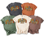 Five t-shirts in different colors feature "The Final Countdown Mike's Bach" graphic.
