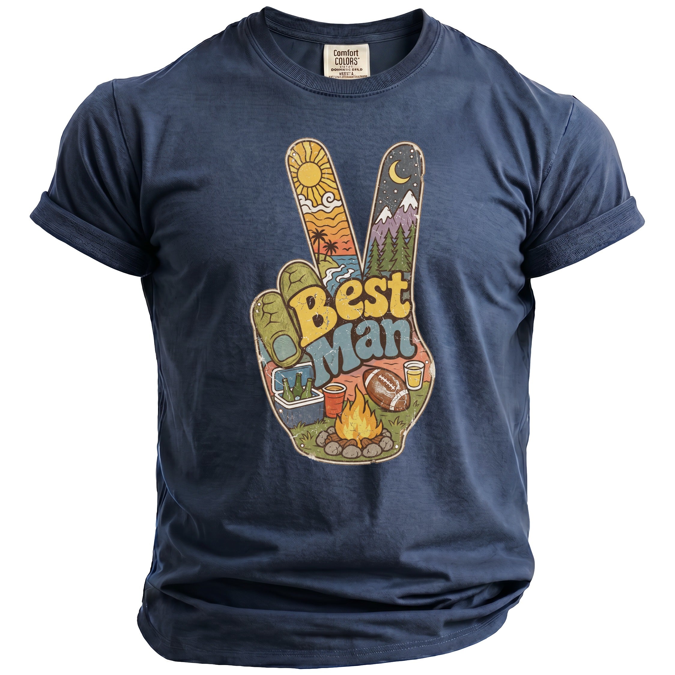Best Man Bachelor Party Tee - Midnight Gents