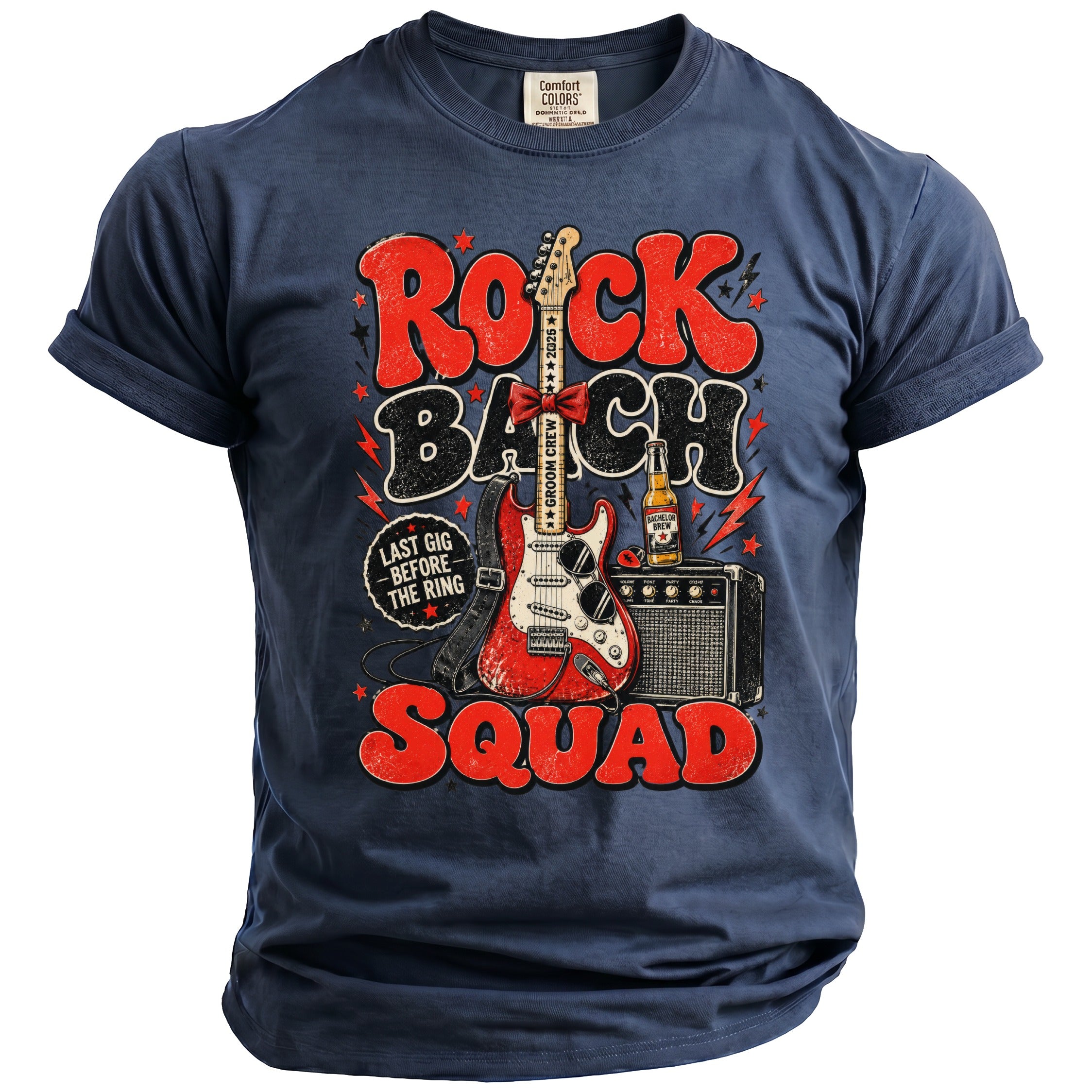 Rock Bach Squad Tee - Midnight Gents