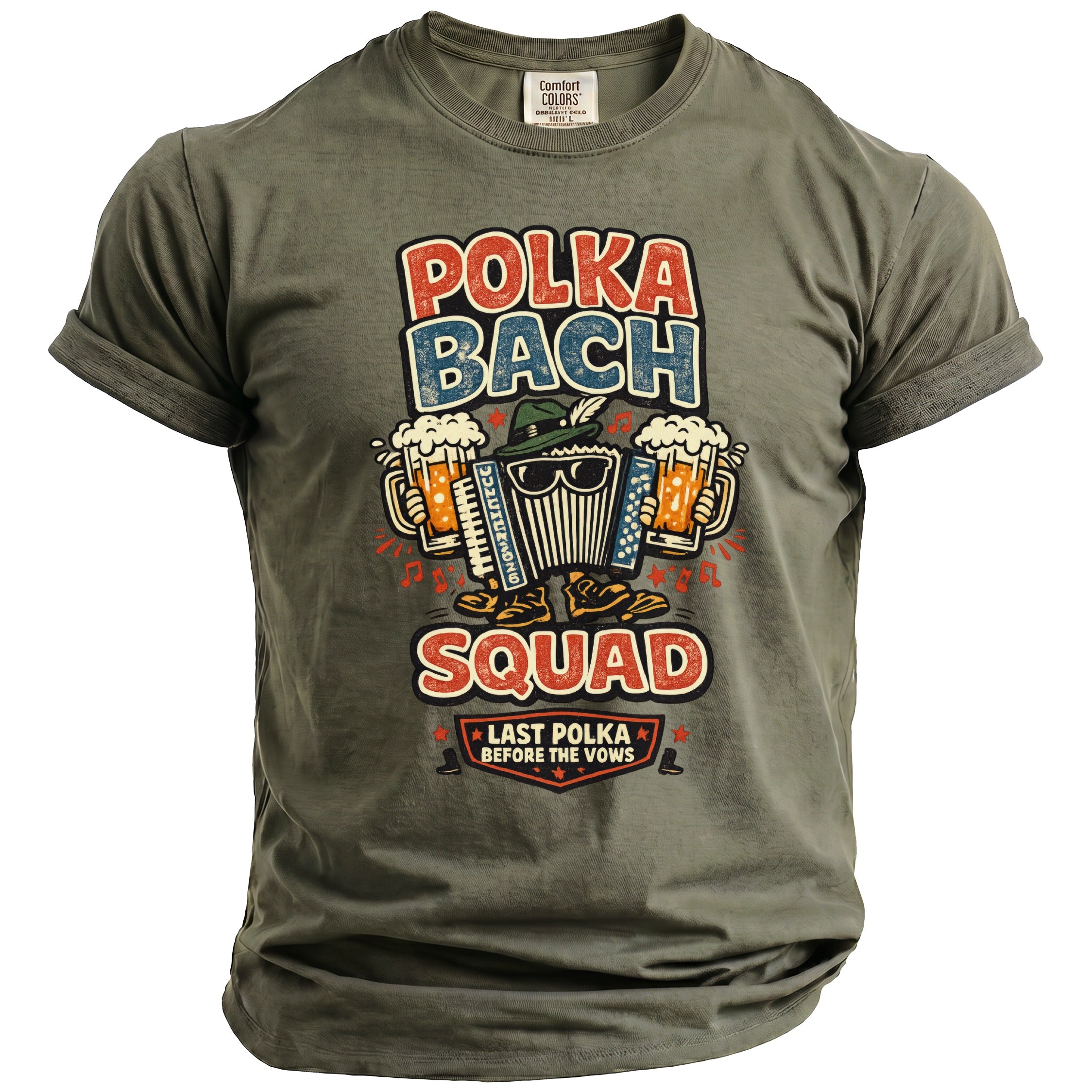 Polka Bach Squad T-Shirt - Midnight Gents
