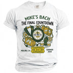 Mike's Bach Final Countdown featuring luggage, a tuxedo, and drinks, Malibu, CA, Summer 2026.