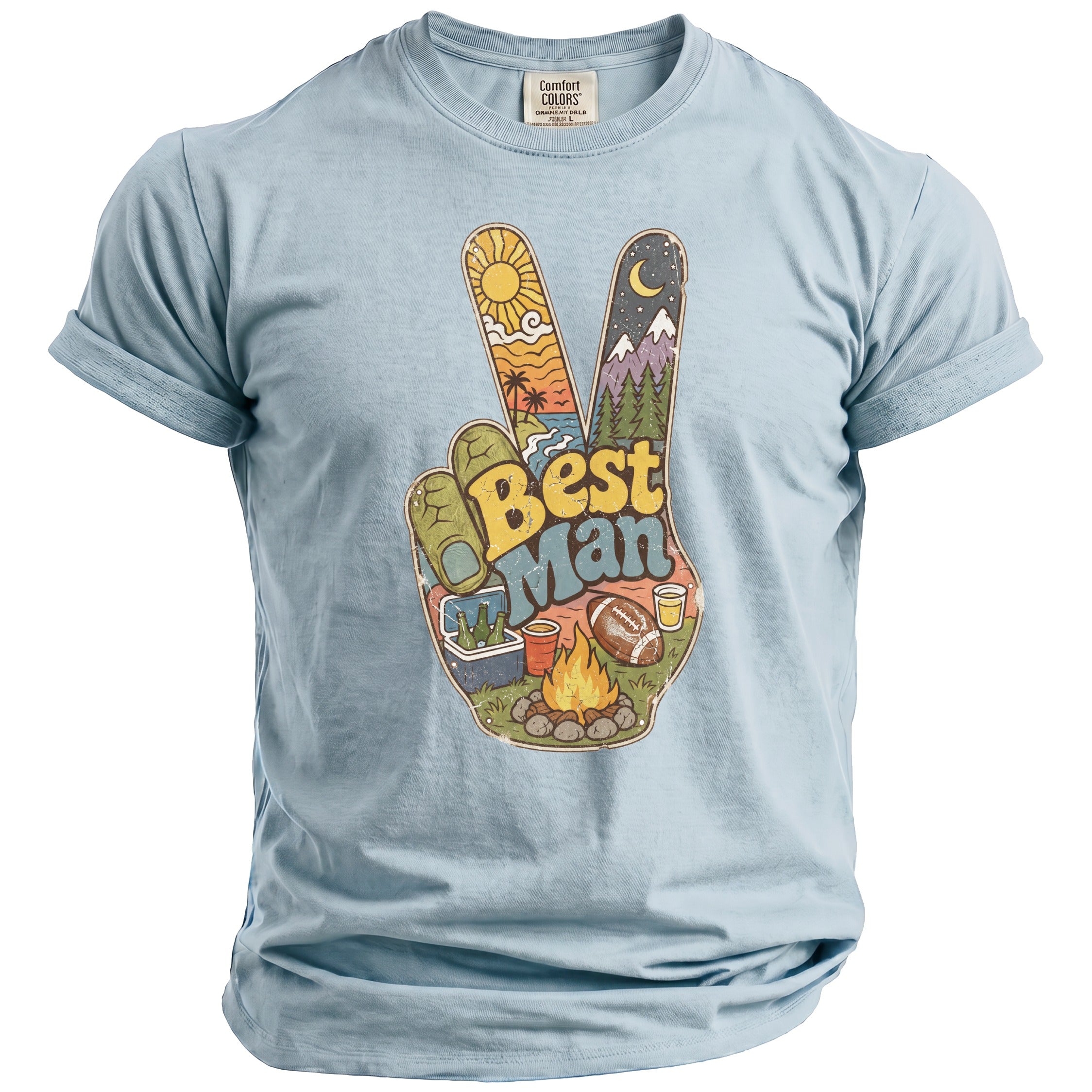 Best Man Bachelor Party Tee - Midnight Gents
