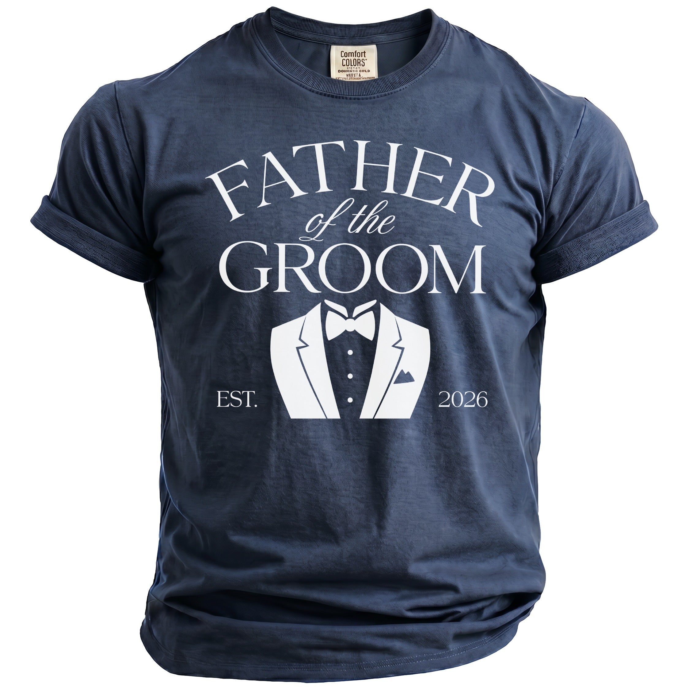 Father Groom Tuxedo T-Shirt - Midnight Gents