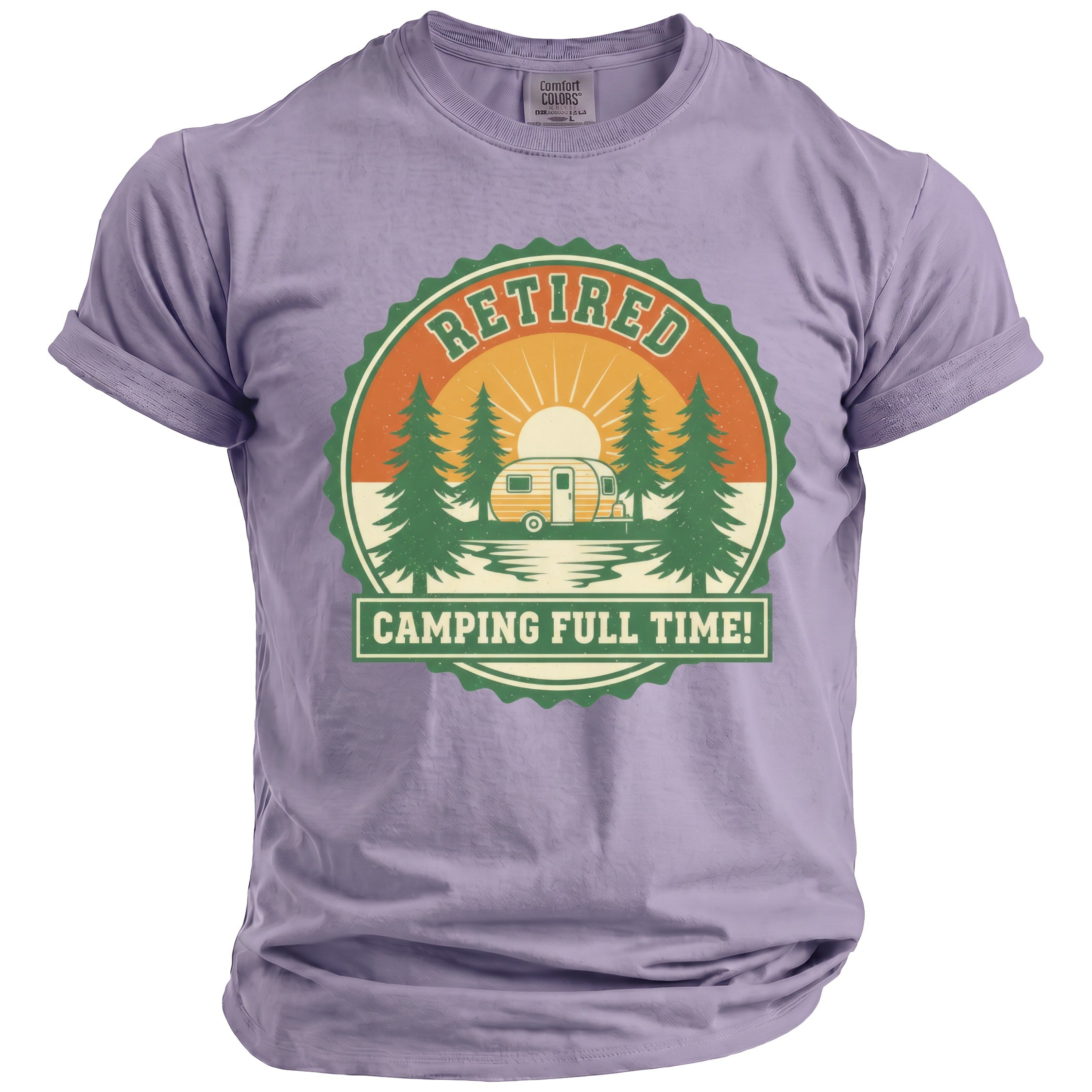 Purple t-shirt with a