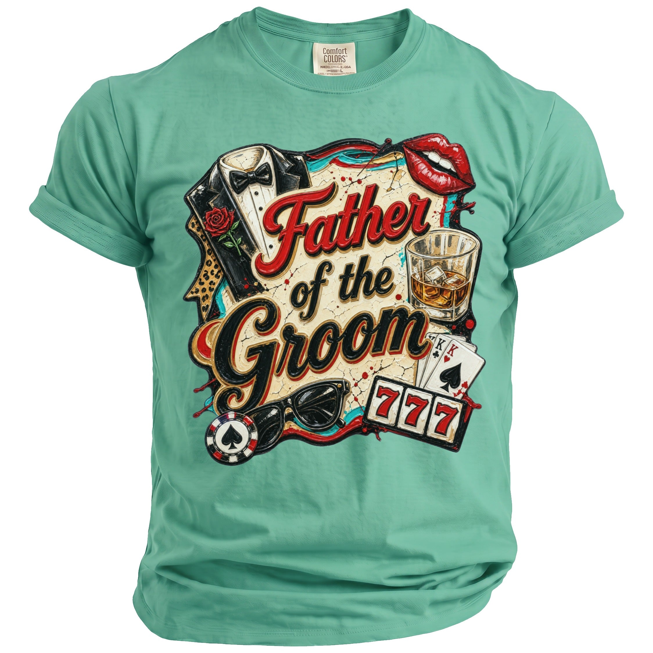 Father Groom Party T-Shirt - Midnight Gents