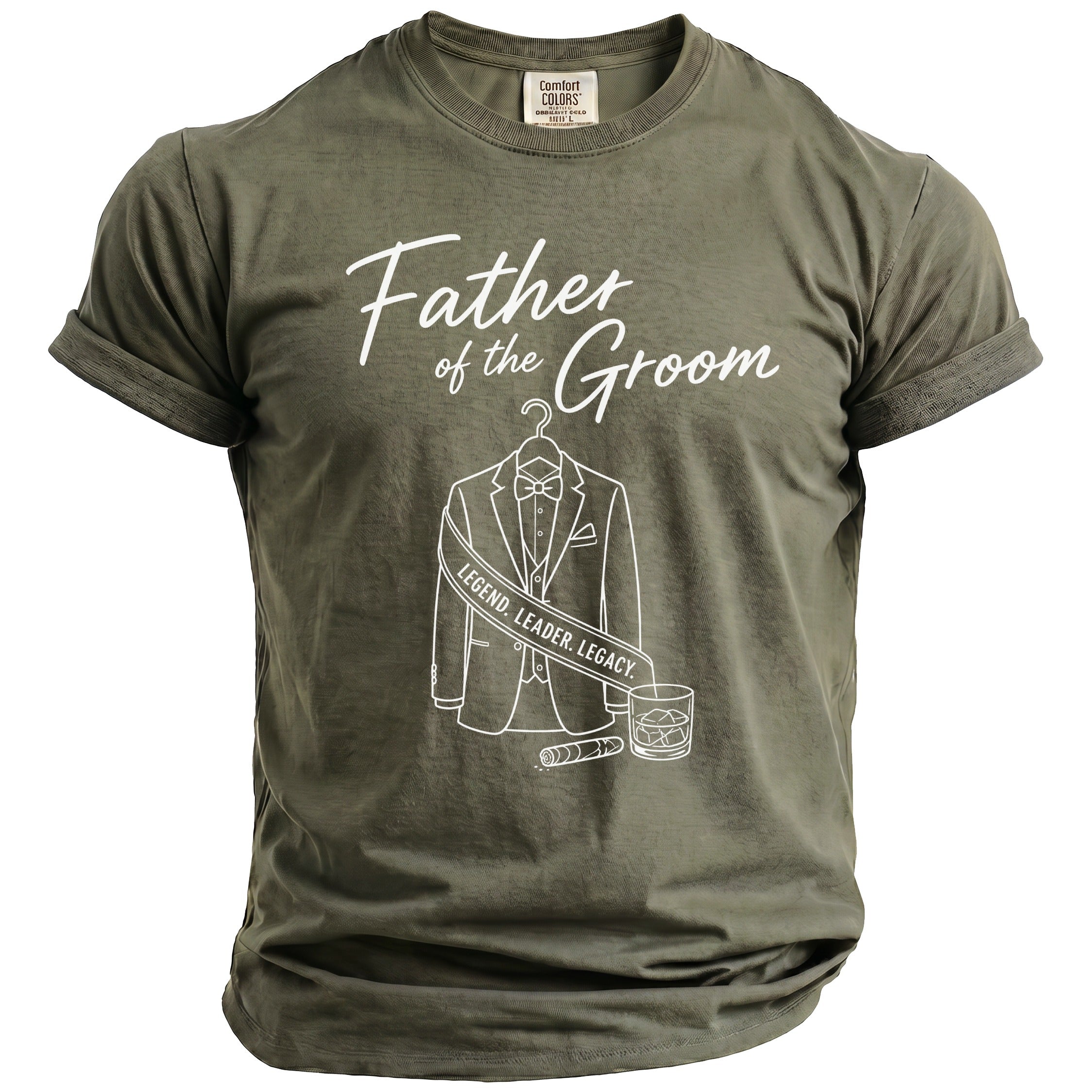 Father of Groom Legend T-Shirt - Midnight Gents