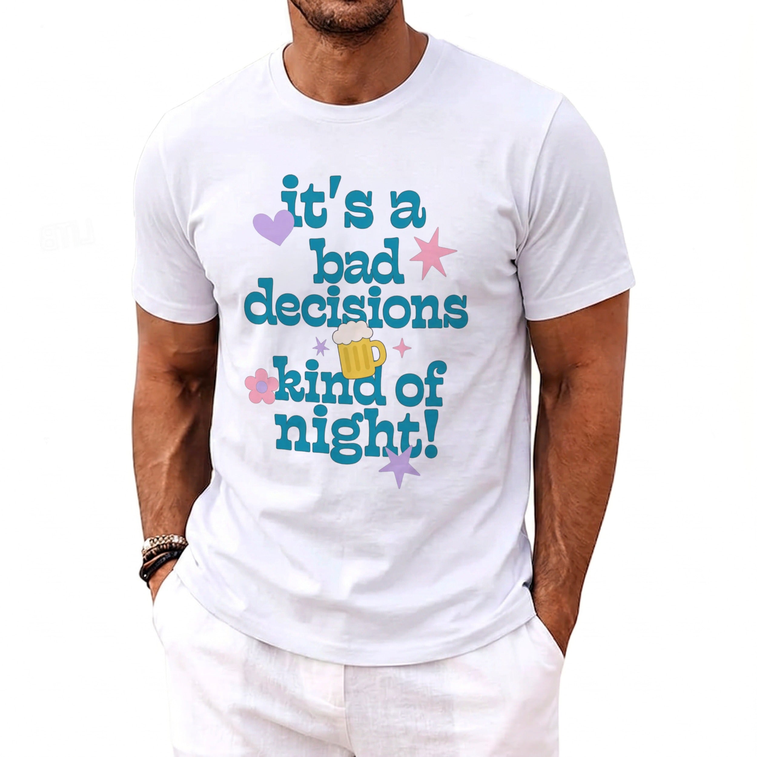 Bad Decisions T-Shirt - Midnight Gents
