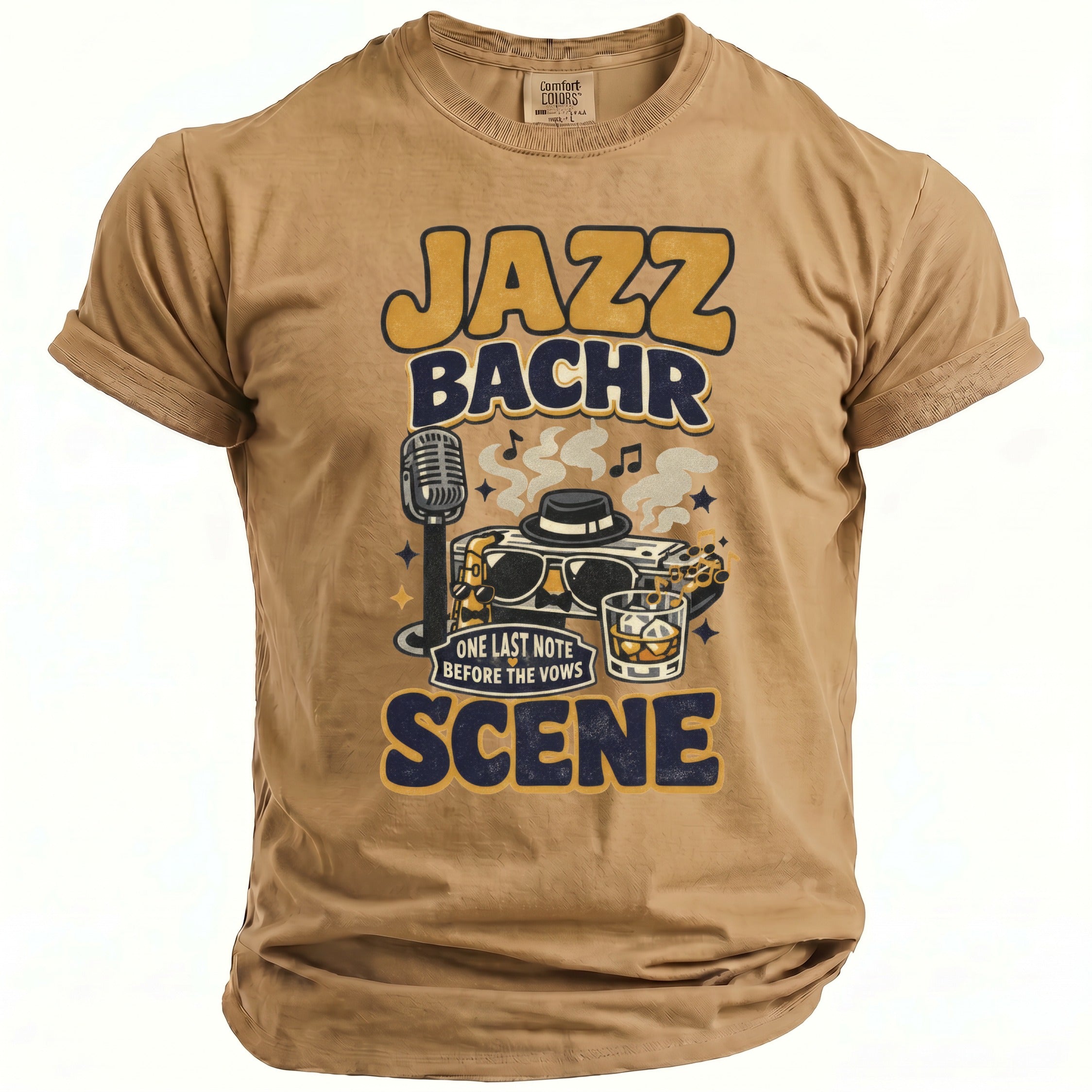 Jazz Bachr Scene T-Shirt - Midnight Gents