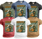T-shirts with "Country Bach Bash" design, featuring guitar, cowboy hat, and beer.