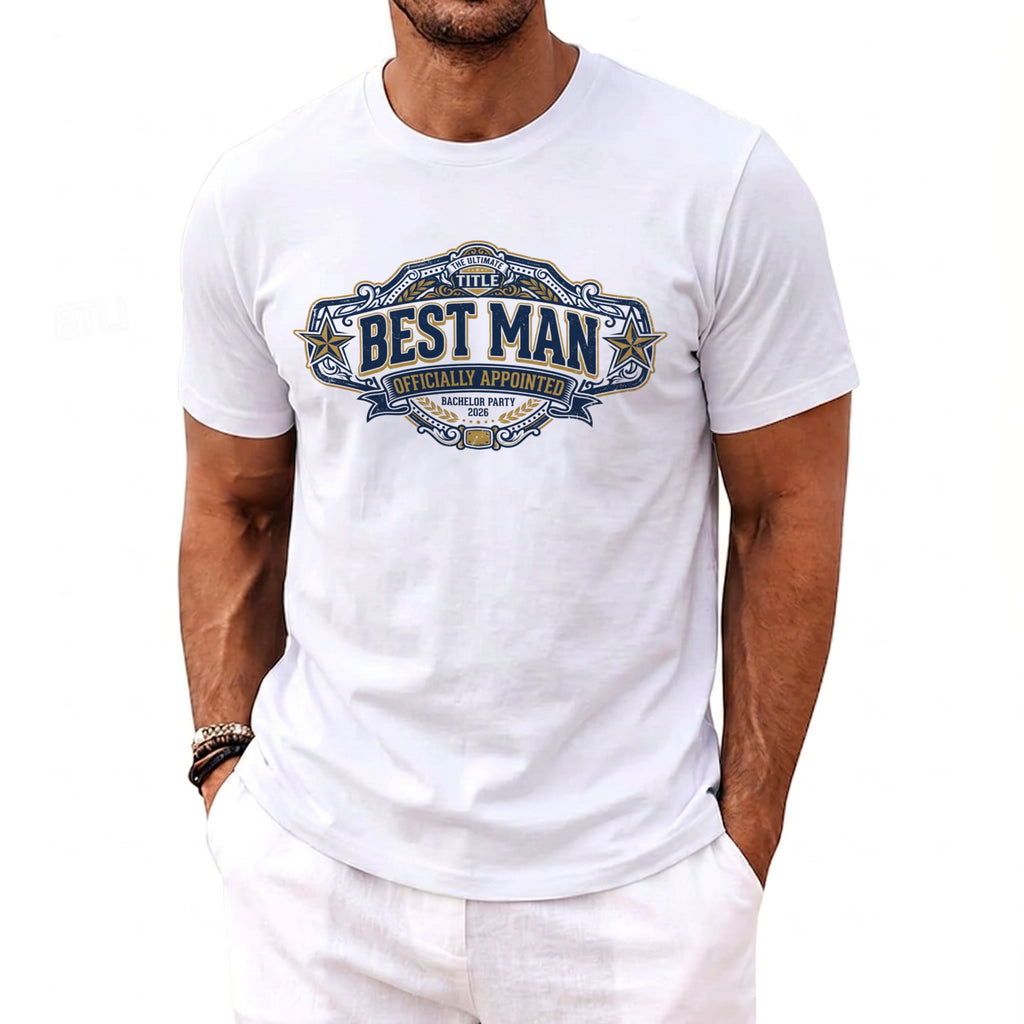 Ultimate Best Man T-Shirt - Midnight Gents