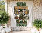 Ein Bach Bitte banner with Oktoberfest man holding steins and "One Last Stein Before the Ring" text.