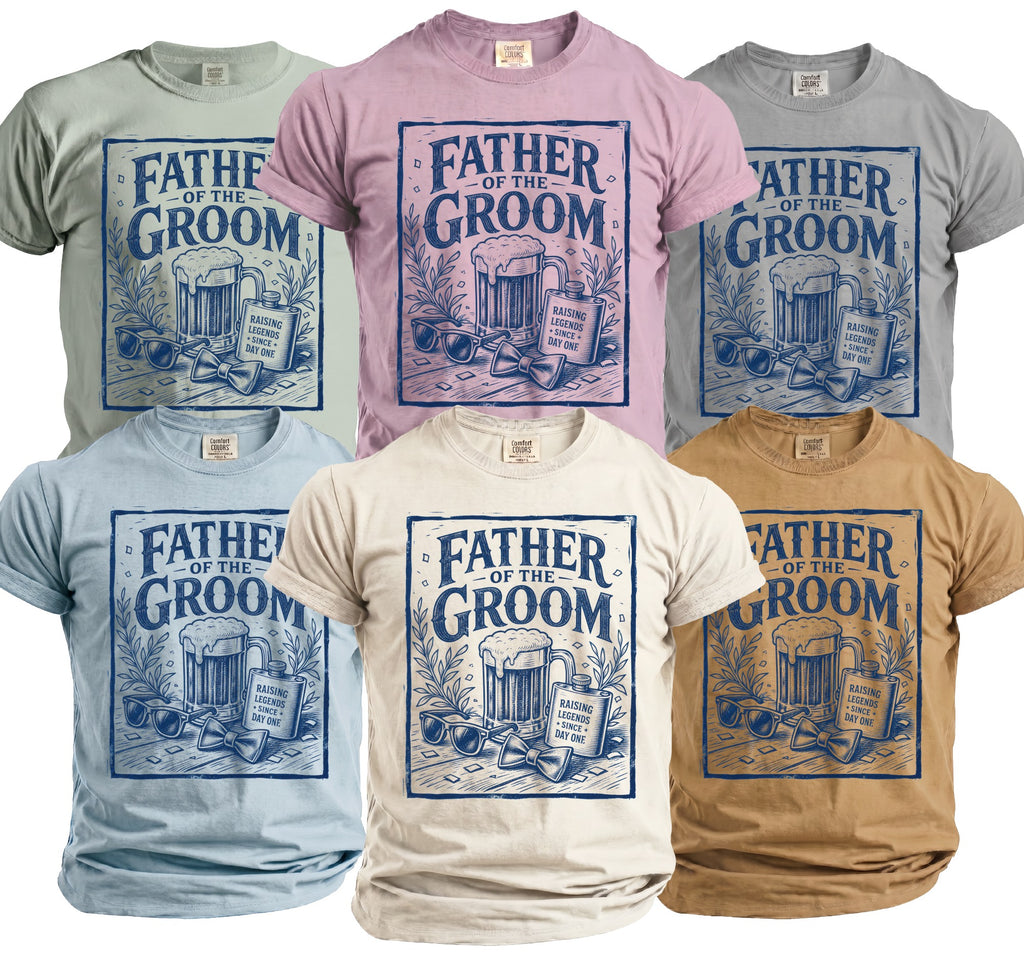Father Groom Legends T-Shirt - Midnight Gents