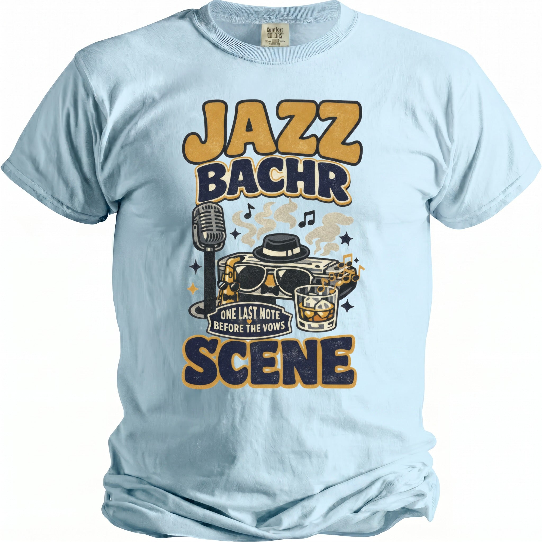 Jazz Bachr Scene T-Shirt - Midnight Gents