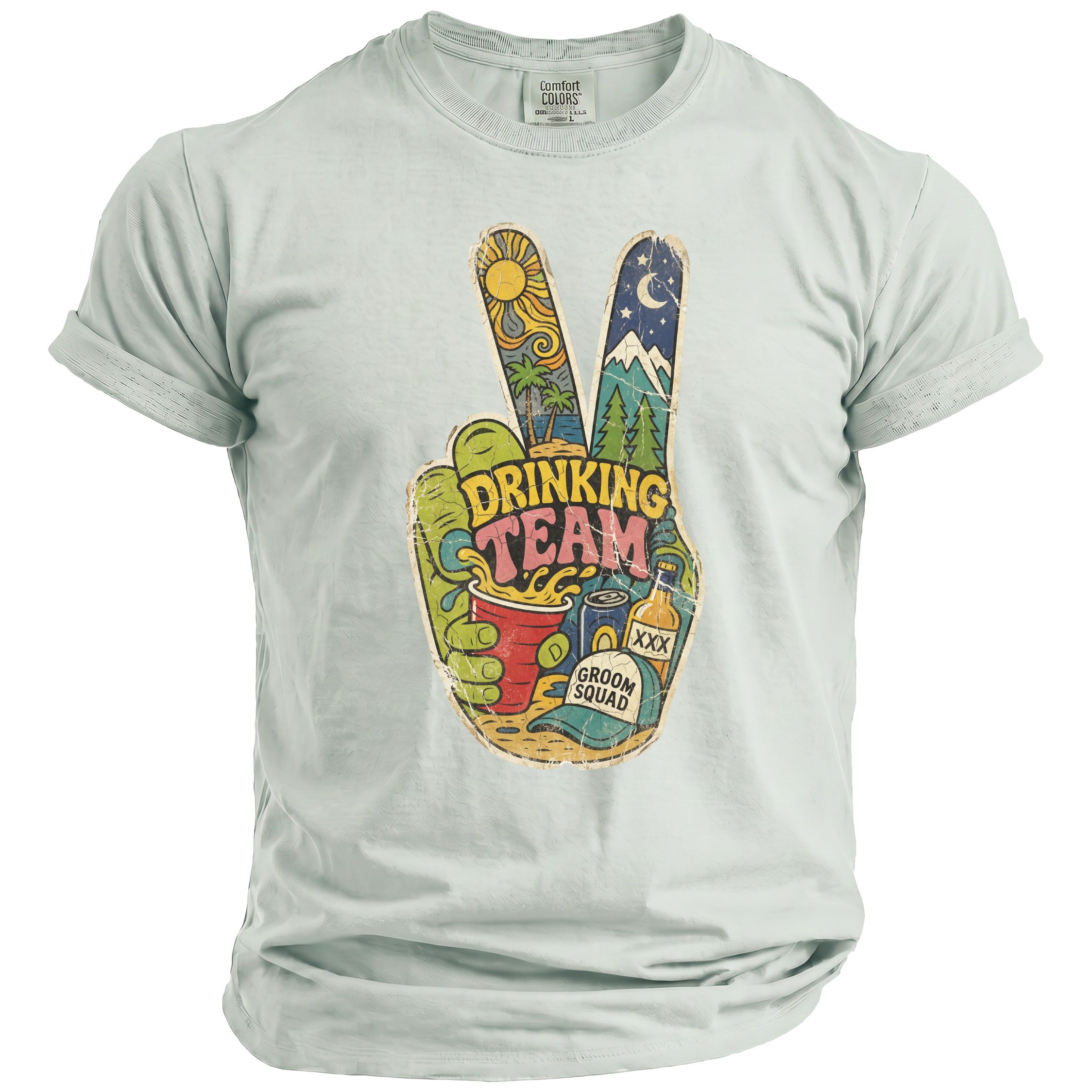 Drinking Team Bachelor T-Shirt - Midnight Gents